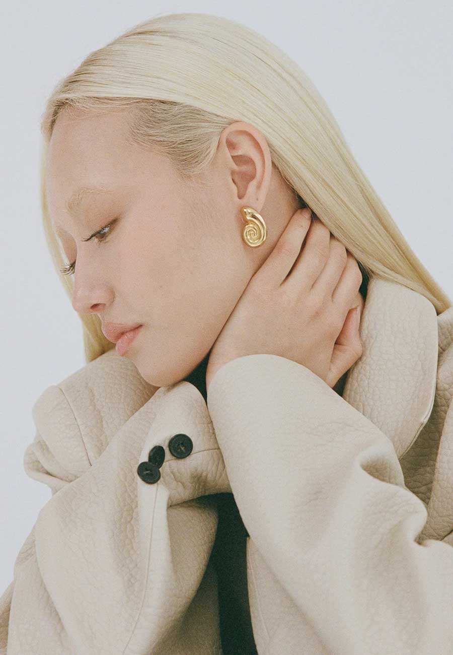 Porter Jewellery Sea Snail Earrings