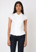 Peachy Den Missy Blouse Porcelain