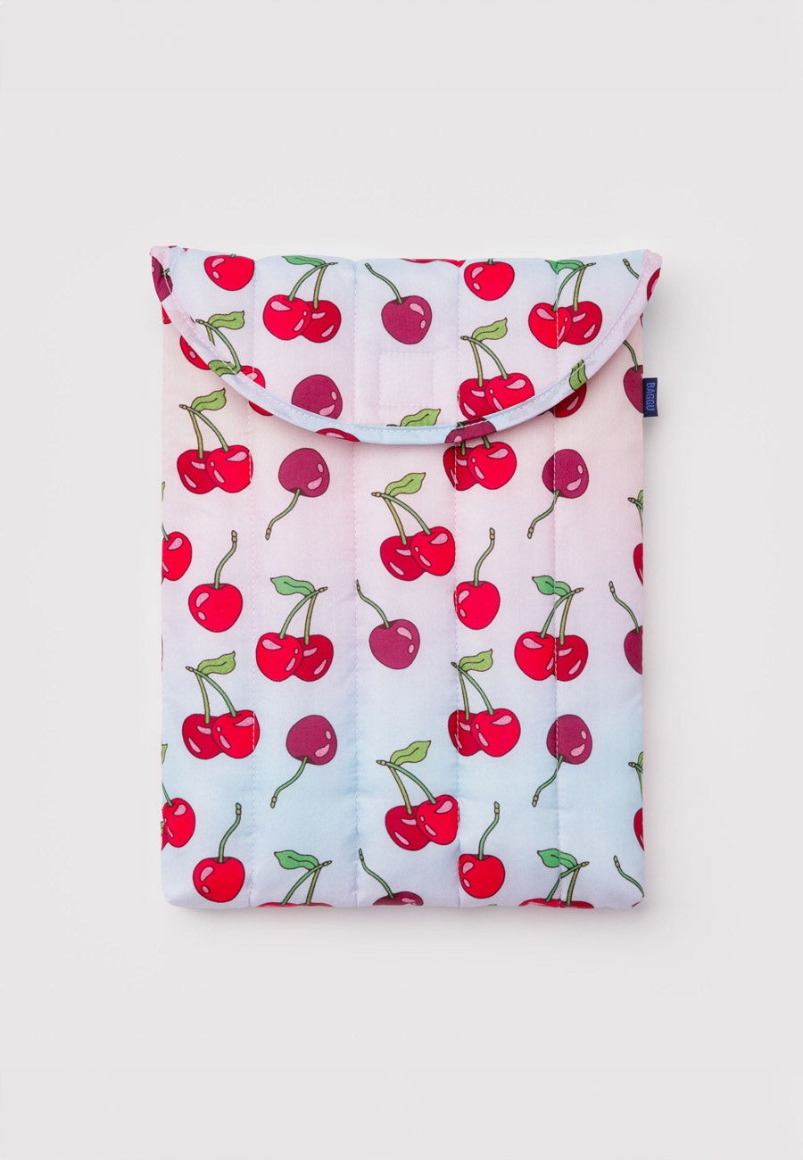 Baggu Puffy Laptop Sleeve Cherries 13/14"