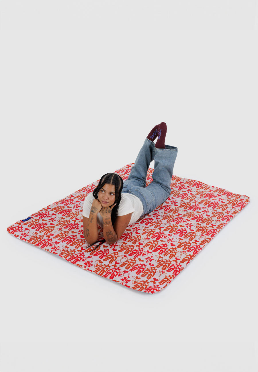 Baggu Puffy Picnic Blanket Cowgirl