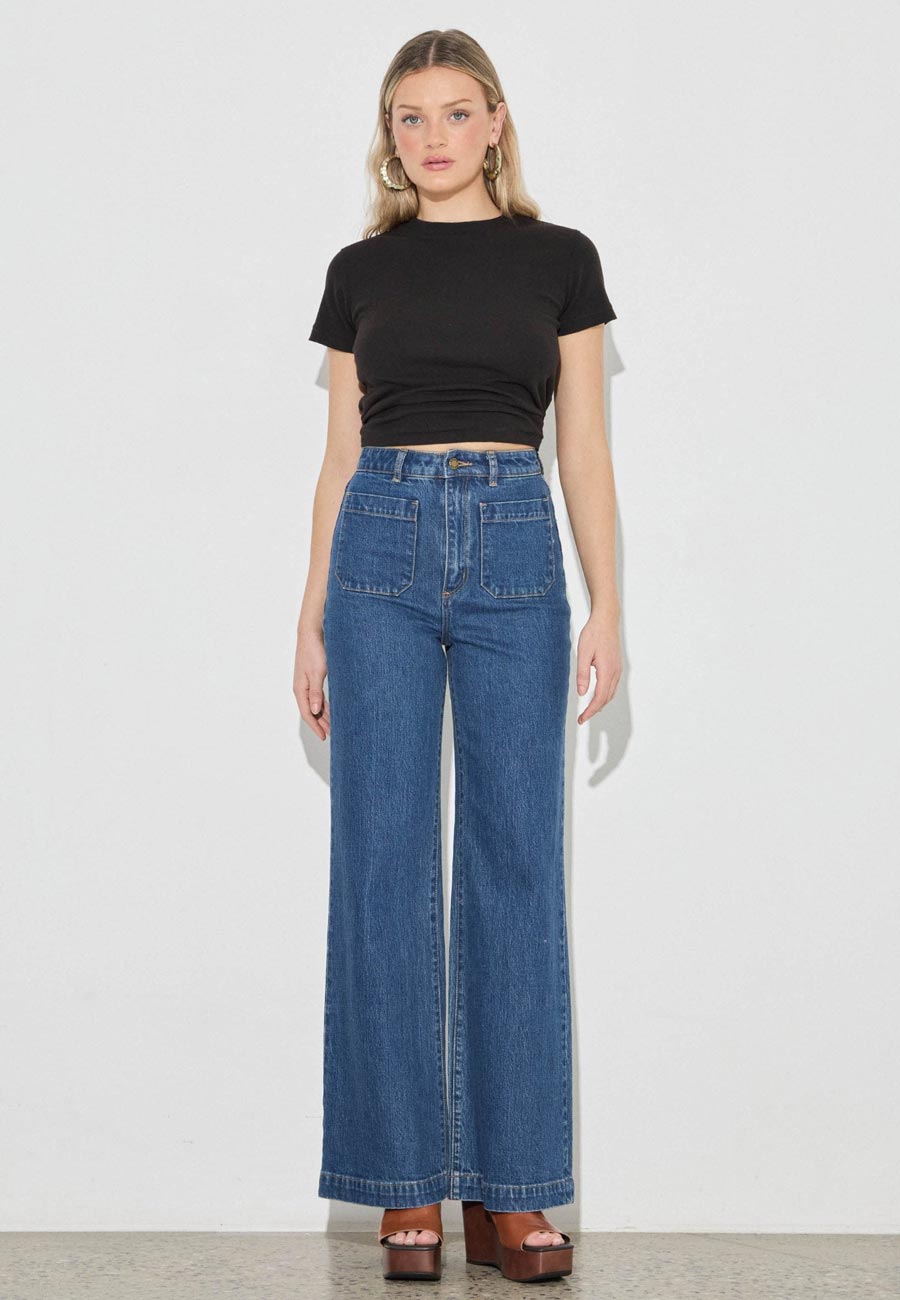 Rolla's Sailor Jeans Long Eco Ruby Blue