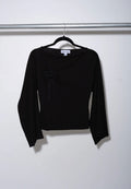 Rhoda Nunn Rosette Top Black