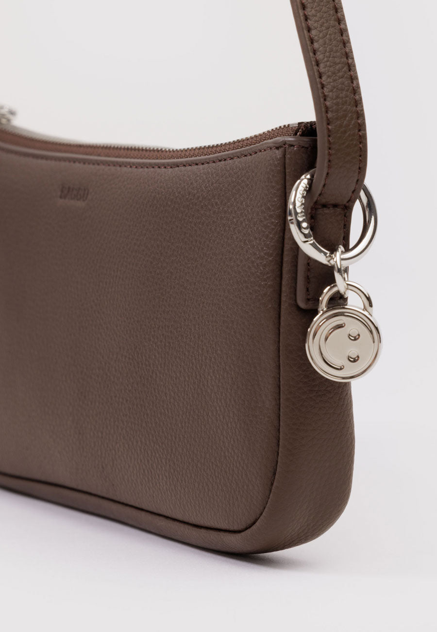 Baggu Recycled Leather Pochette Brown