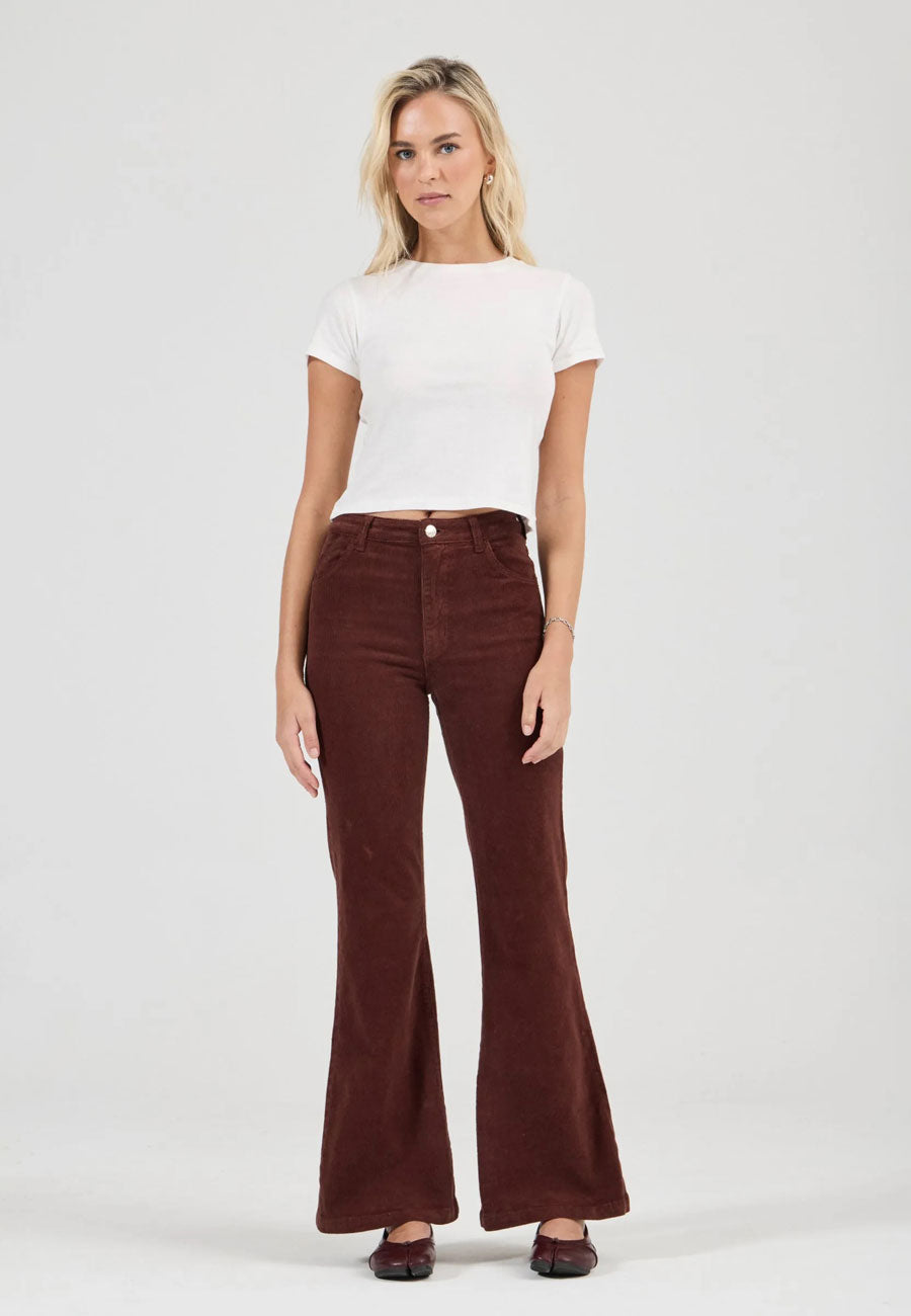 Rolla's Eastcoast Flare Cognac Cord