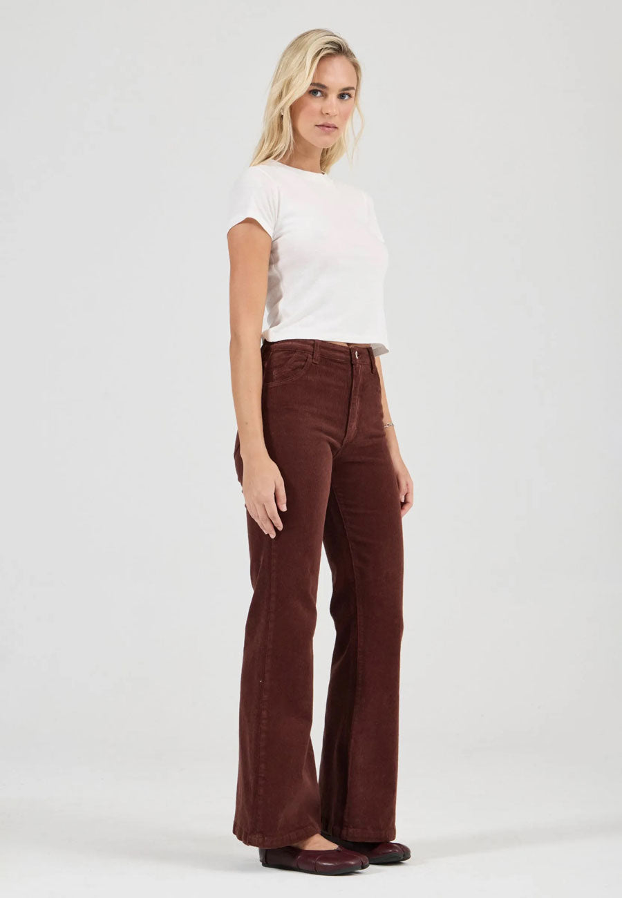 Rolla's Eastcoast Flare Cognac Cord