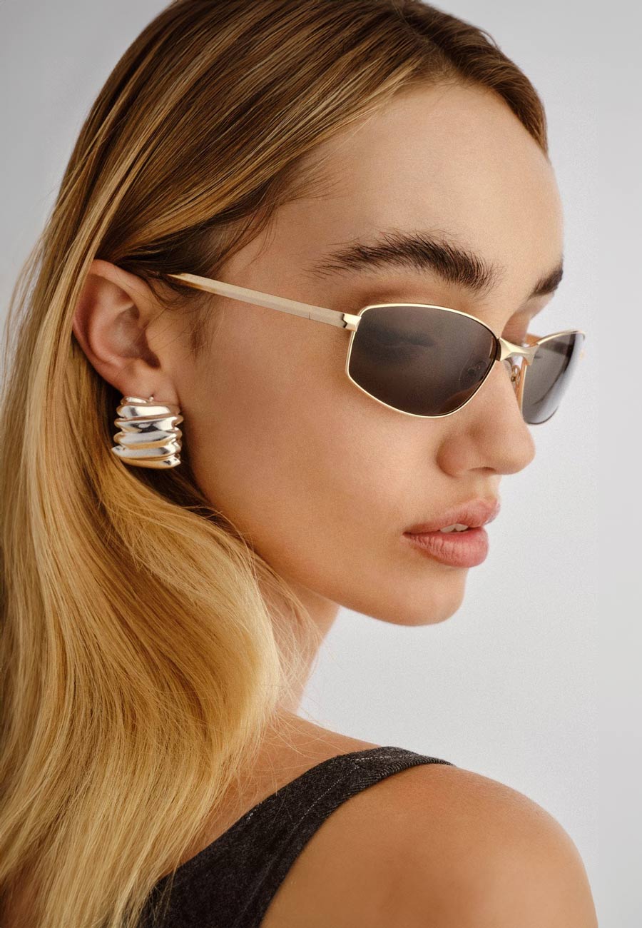 Le Specs Star Beam Bright Gold
