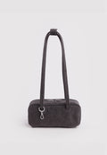 Baggu Small Denim Bowler Bag Washed Black Denim
