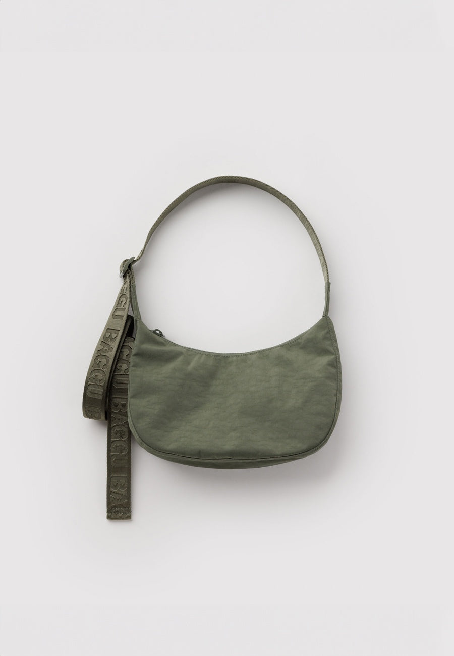 Baggu Small Nylon Crescent Bag Caper