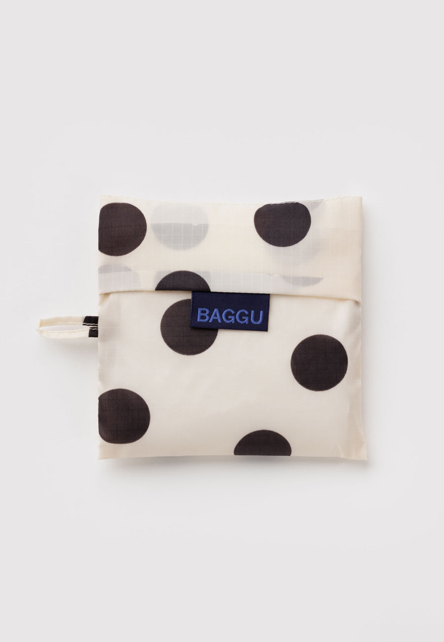 Baggu Standard Baggu Cream and Black Polka Dot