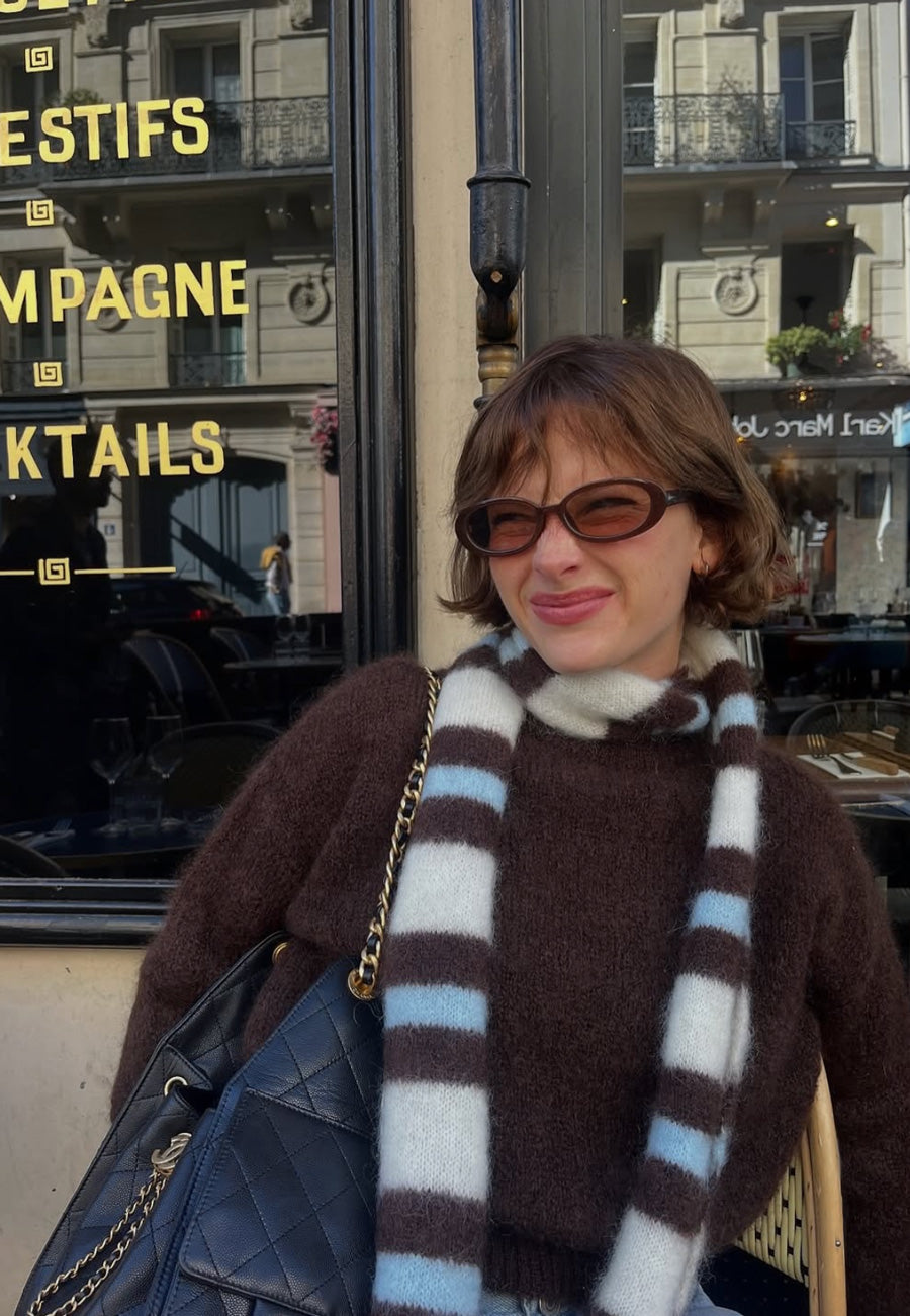 Surprise Jane Mohair Sweater Chocolate