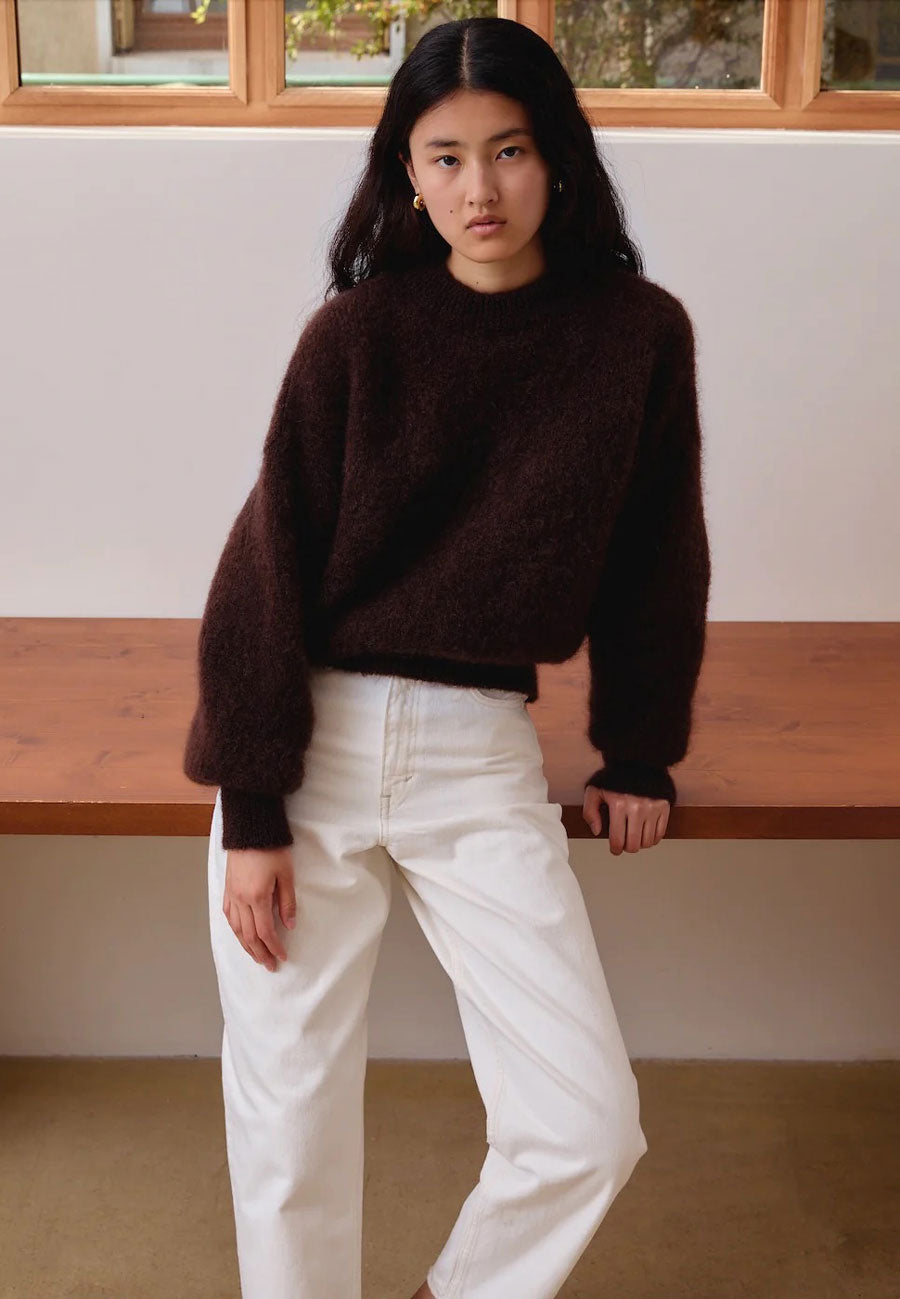 Surprise Jane Mohair Sweater Chocolate