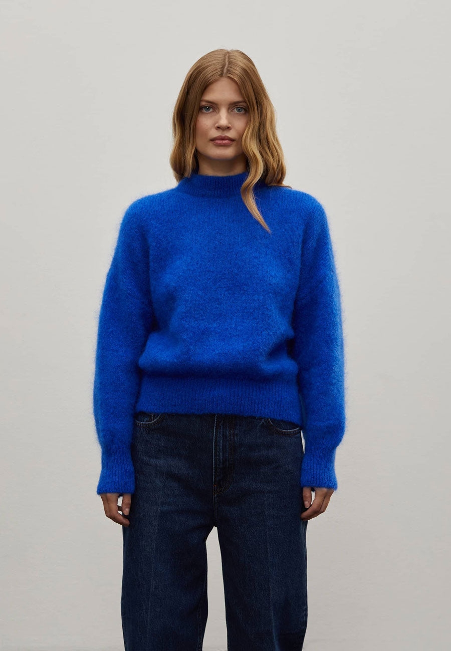 Surprise Jane Mohair Sweater Electric Blue