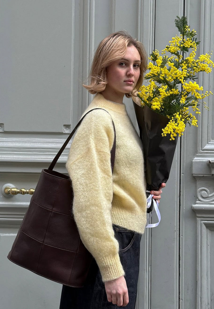 Surprise Olivia Mohair Cardigan Butter Yellow