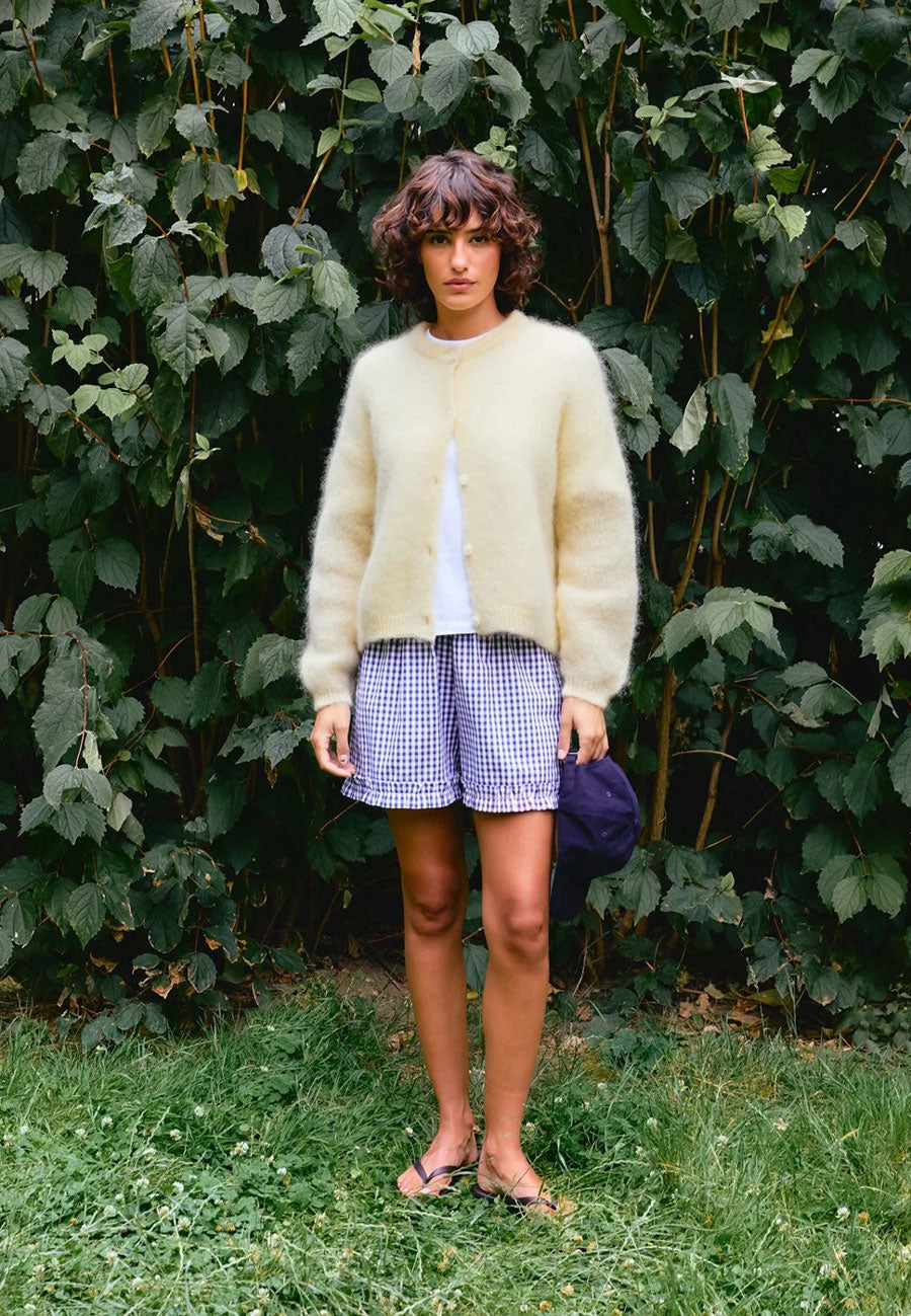 Surprise Olivia Mohair Cardigan Butter Yellow