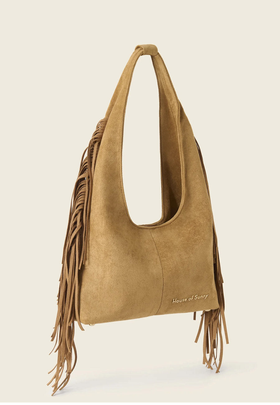 House of Sunny Tassel Bag Tan