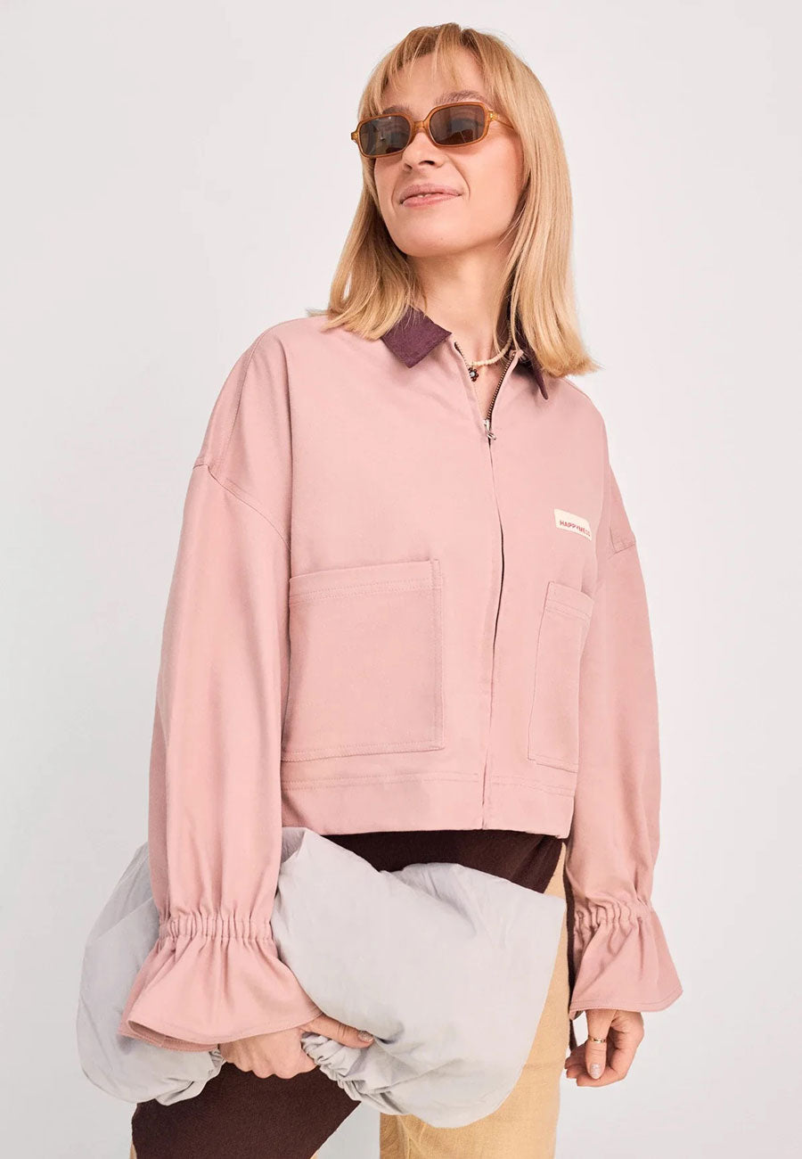 Happymess Denim Jacket Dawn Rose