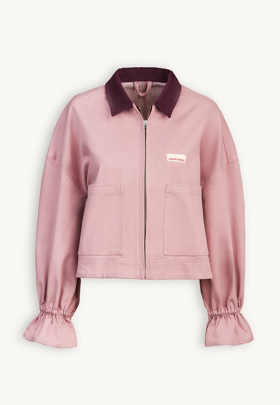 Happymess Denim Jacket Dawn Rose