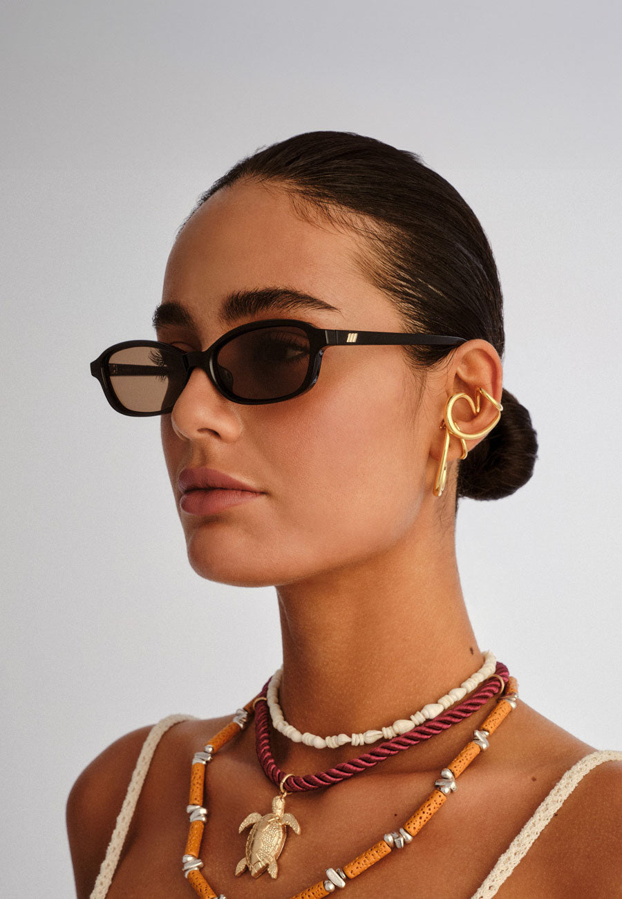 Le Specs Honey Pot Black