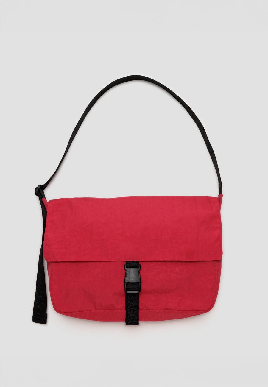 Baggu Nylon Messenger Bag Candy Apple