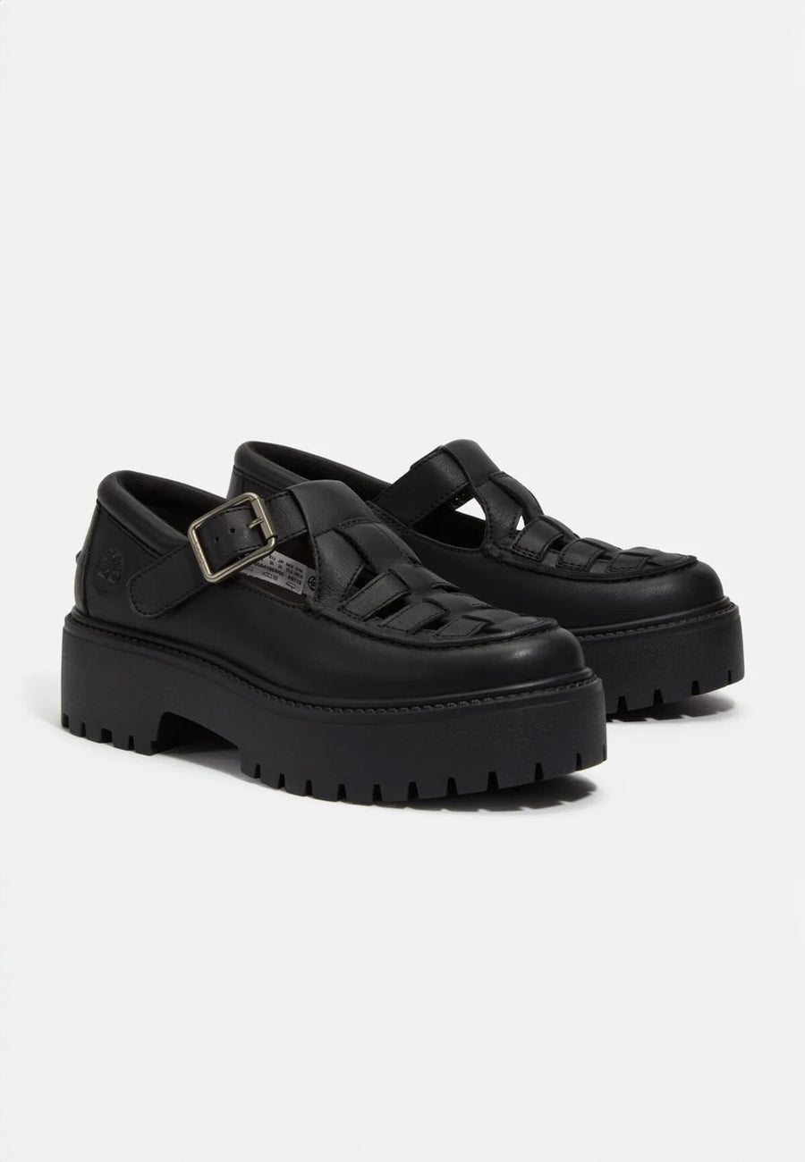 Timberland Stone Street Buckle Black Full Grain