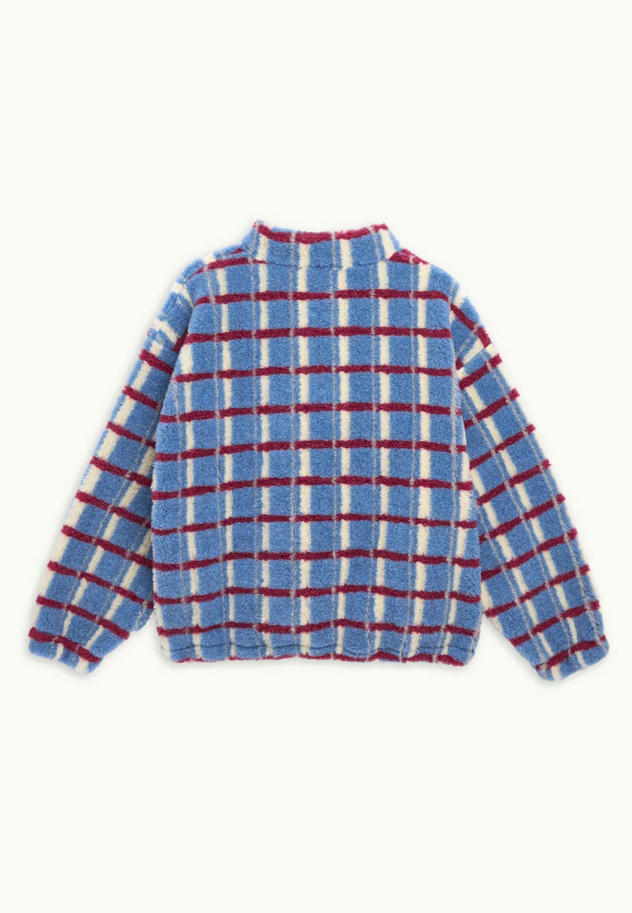 Happymess Woolen Kangaroo Jacket Shadow Blue