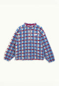 Happymess Woolen Kangaroo Jacket Shadow Blue