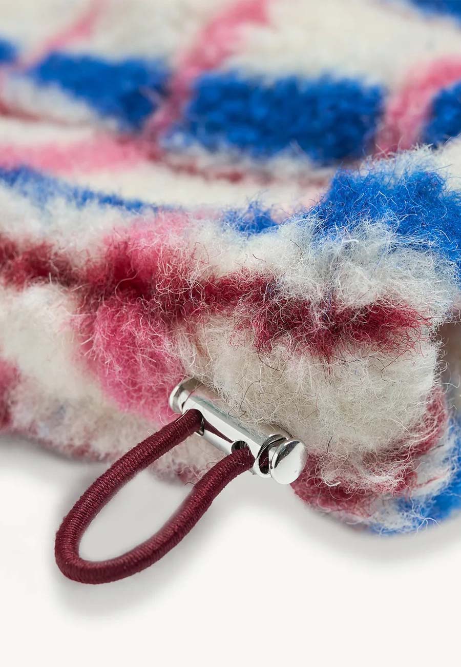 Happymess Woolen Kangaroo Jacket Shadow Blue