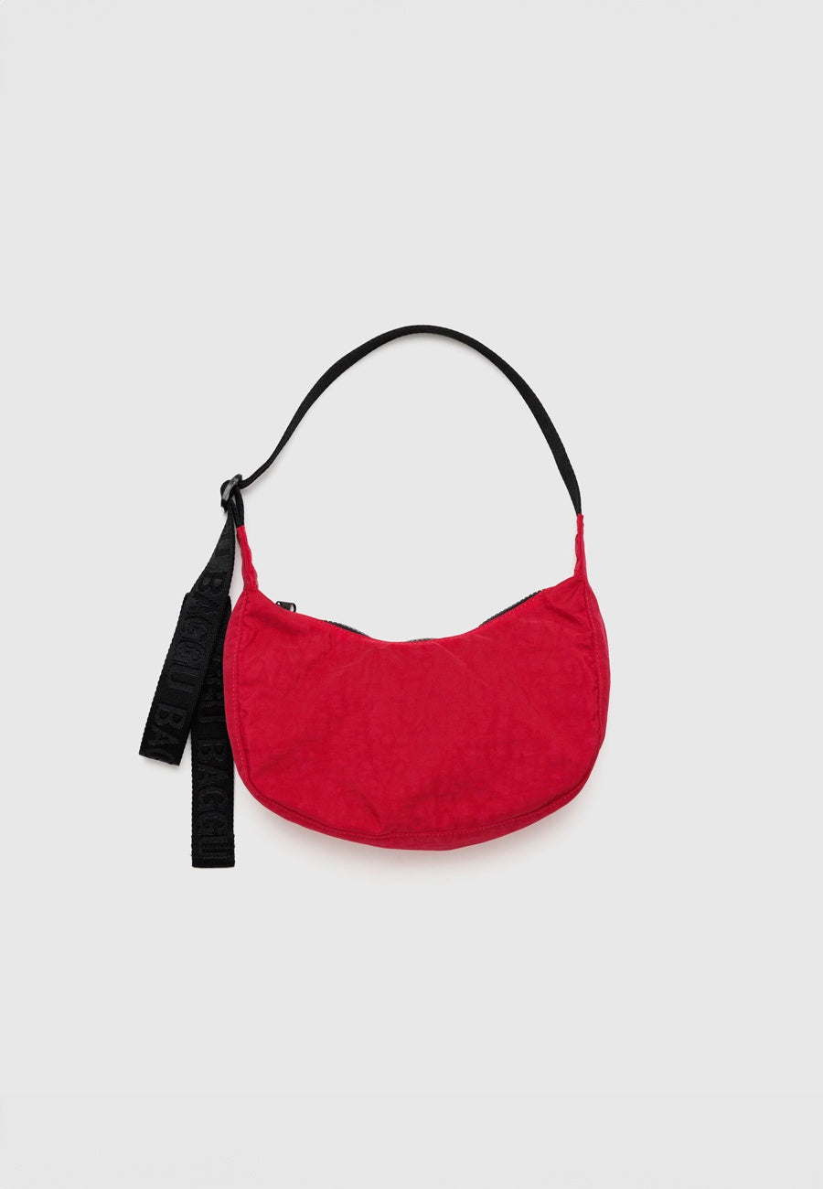 Baggu Small Nylon Crescent Bag Candy Apple