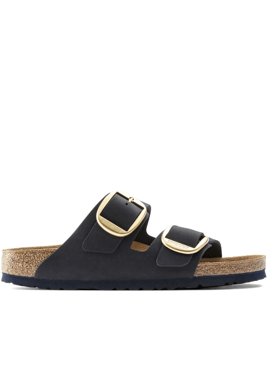 Birkenstock Arizona Big Buckle Nubuck Black - Uncommon