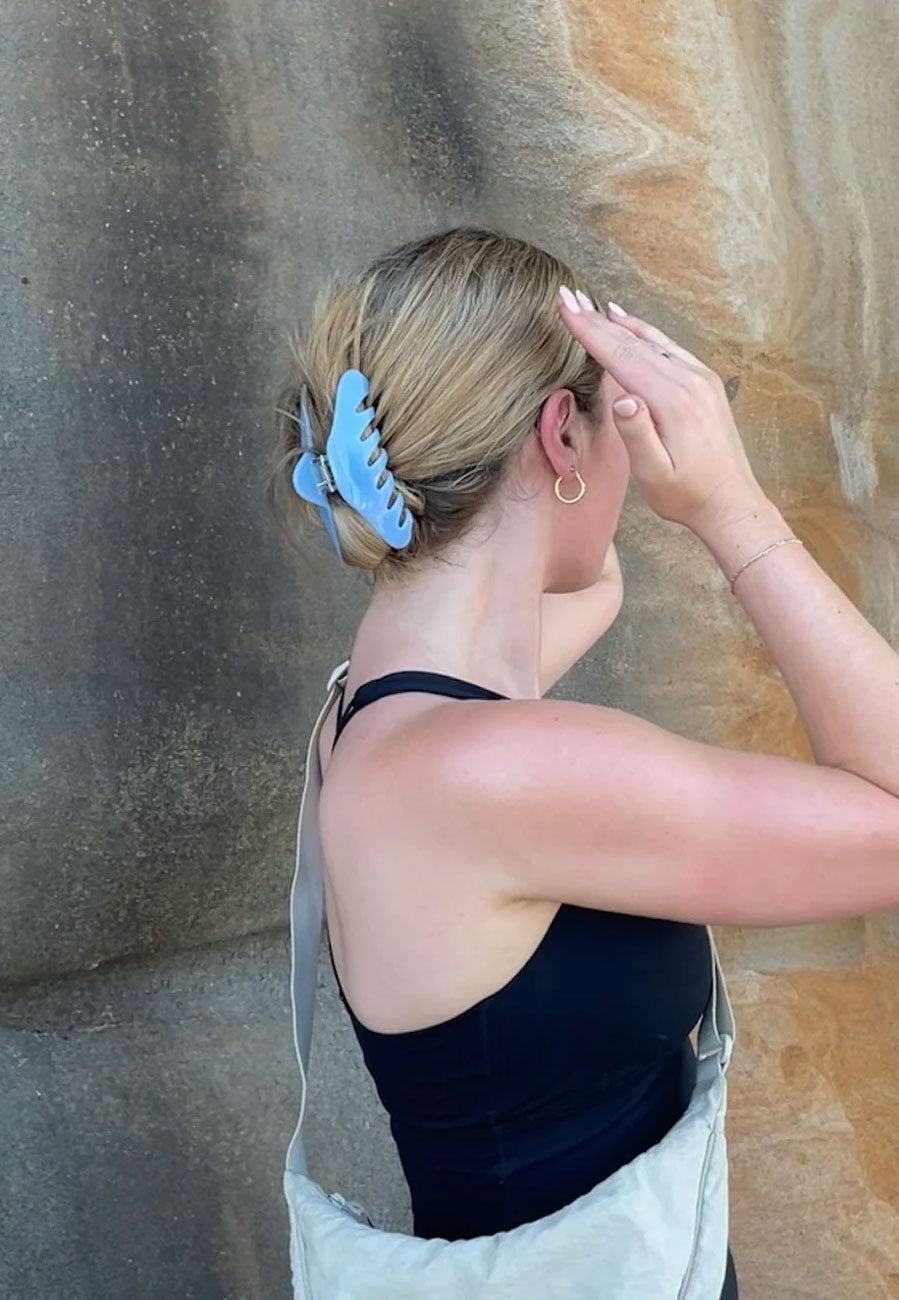 Buttermilk Accessories Georgia Clip Blue Lagoon